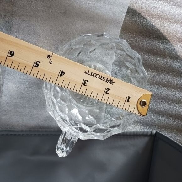 Fostoria American vtg candy dish,nut and trinket bowl set of 2 - Picture 10 of 12